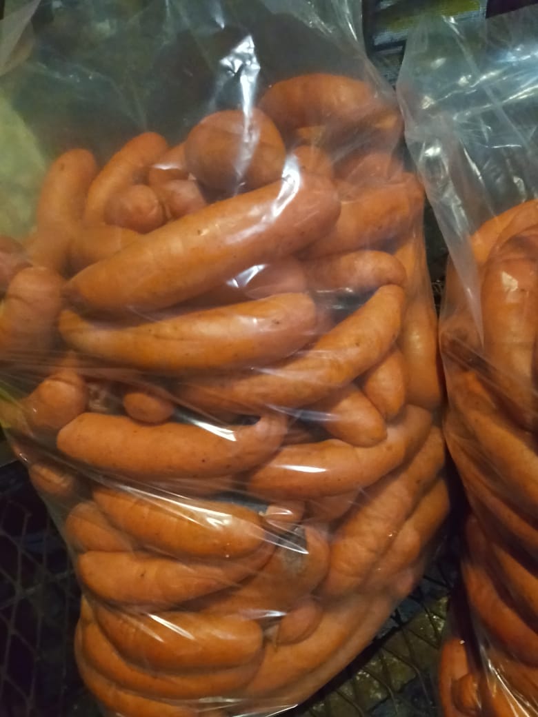 Fresh raw chicken sausages